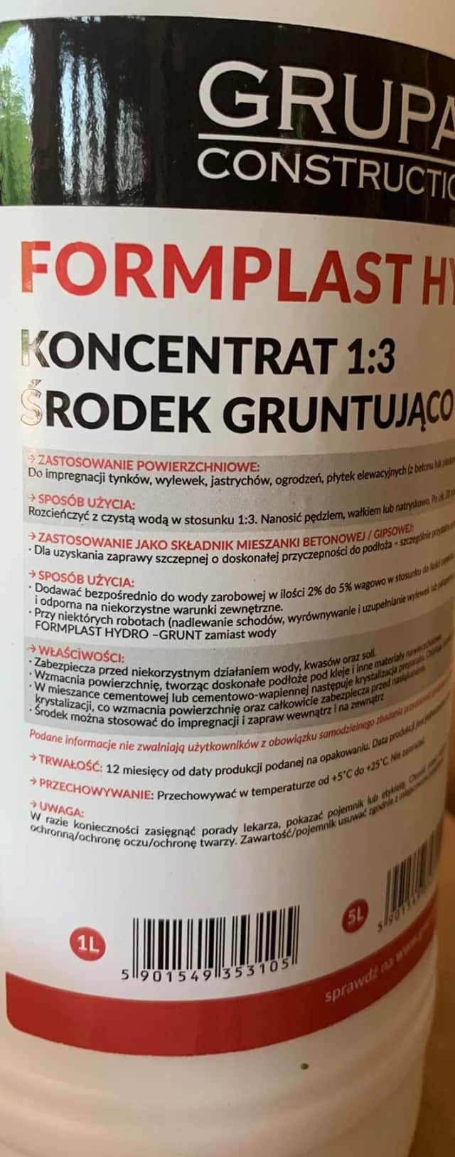 Forloplast Hydro-Grunt 1:3 1L