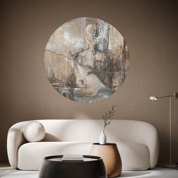 Papier peint cercle Musked Skin 2